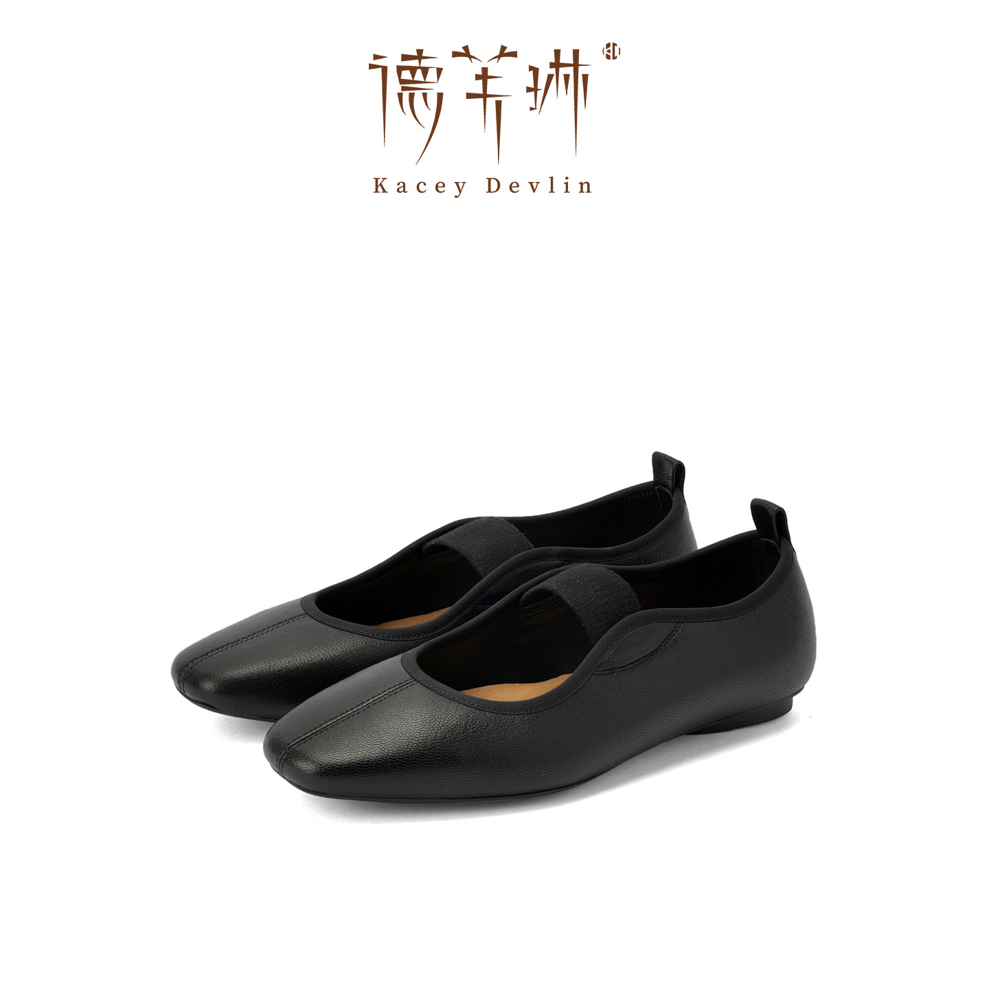 德芙琳职业通勤一字带奶奶鞋平地舒适芭蕾平底鞋女单鞋软底一脚蹬,女鞋,浅口单鞋,淘宝优惠券,粉丝福利购,淘宝优惠卷