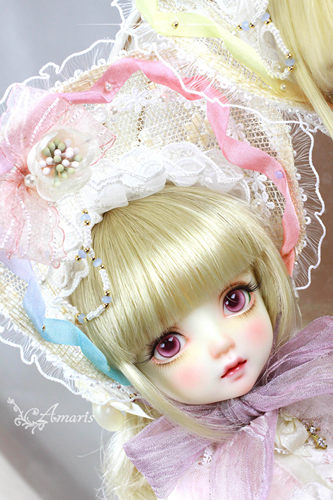 【Amaris】  bjd娃娃  娃衣  SD3分  MSD 4分 波奈特帽子