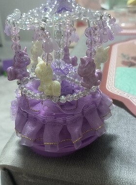 618活动多多旋转木马，财神，小盆栽，兔子礼物