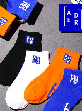 袜子男短袜ins街头潮流嘻哈个性女百搭韩国运动夏季吸汗学生短筒