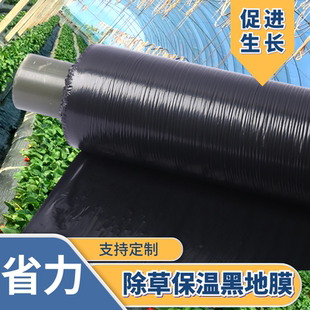黑地膜农用种植塑料薄膜除草保温保湿草莓蔬菜豆角大棚种植地膜