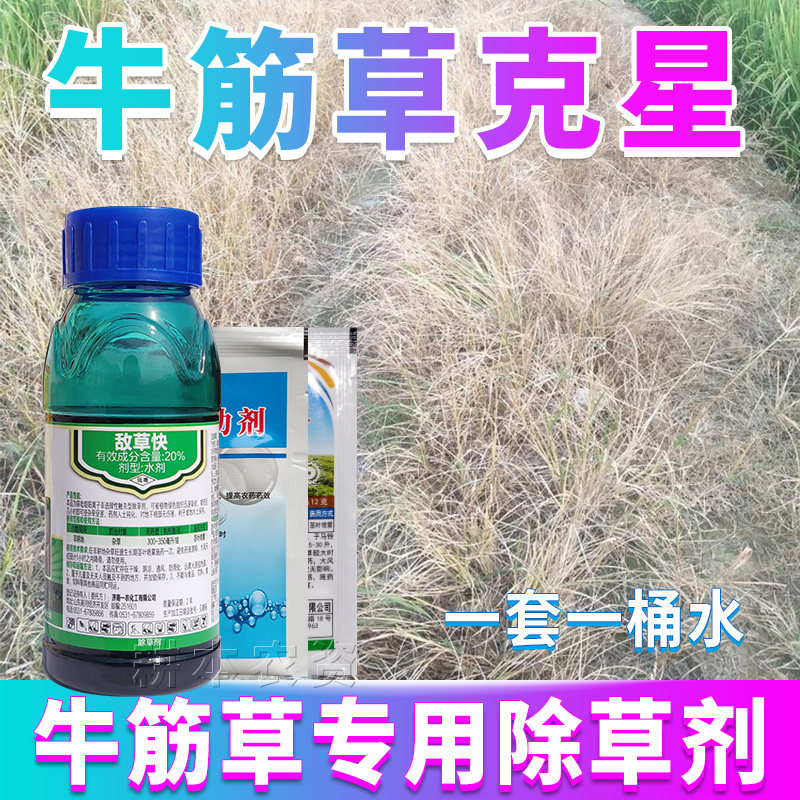 敌草快果园铁路边开荒牛筋草克星强力灭生性烂根除草剂秙百草农药