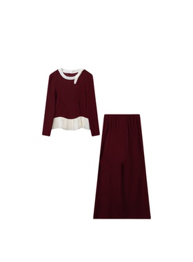 D6F30062新款时尚气质百搭小众套装-0062