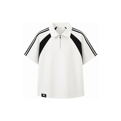 88rising 高克重高品质曼巴棉美式复古拼接撞色条纹字母数字Logo