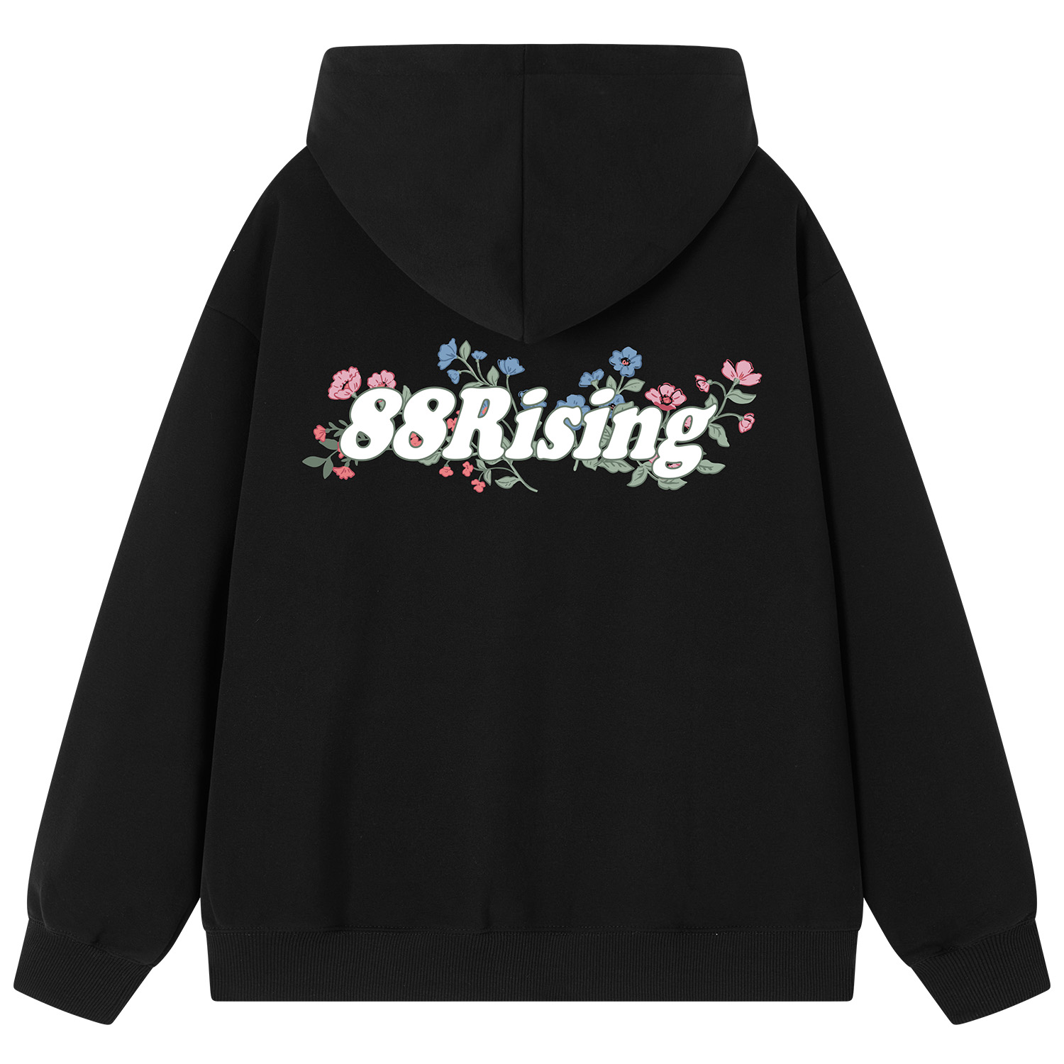 88rising 新国风桃花浪漫情侣百搭宽松休闲舒适连帽卫衣 男女同款