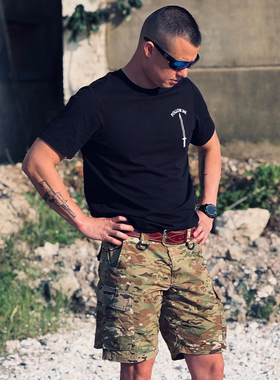 【Second team-江队副】MC全地形迷彩军迷户外工装战术五分裤短裤