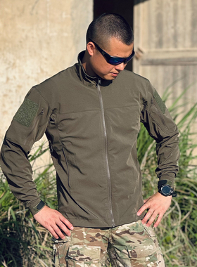 【Second team-江队副】户外MC全地形迷彩军迷战术防风软壳冲锋衣