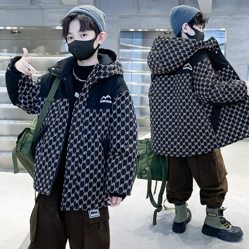 男大童冬装棉服外套2025新款中大童男孩秋冬季加绒加厚炸街派克服,女装/女士精品,派克服,淘宝优惠券,粉丝福利购,淘宝优惠卷