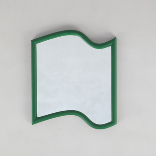 树的去向原创实木中古简约化妆镜创意高清银镜浴室墙面镜子梳妆镜