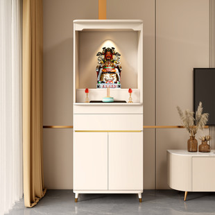 现代轻奢佛柜家用供香火桌简约极简小佛龛客厅神案台财神观音柜