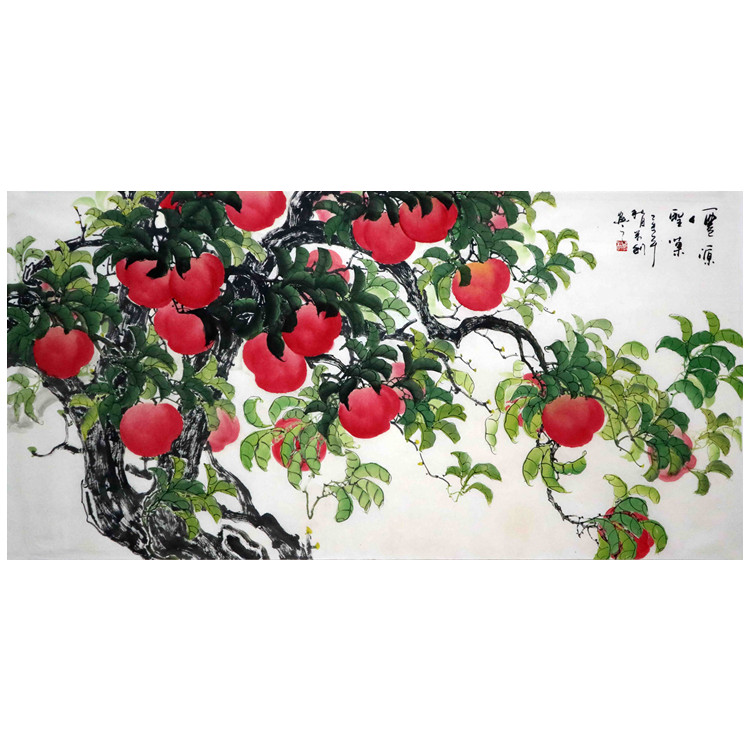 印花餐厅书房水墨祝寿十字绣