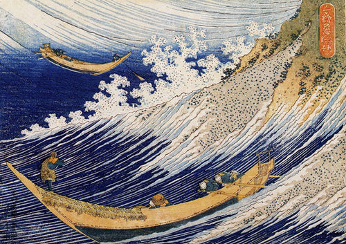 印花法国名画风日本十字绣