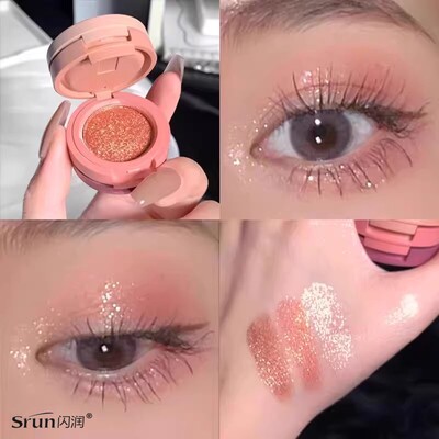 三层三色眼影盘小样细闪