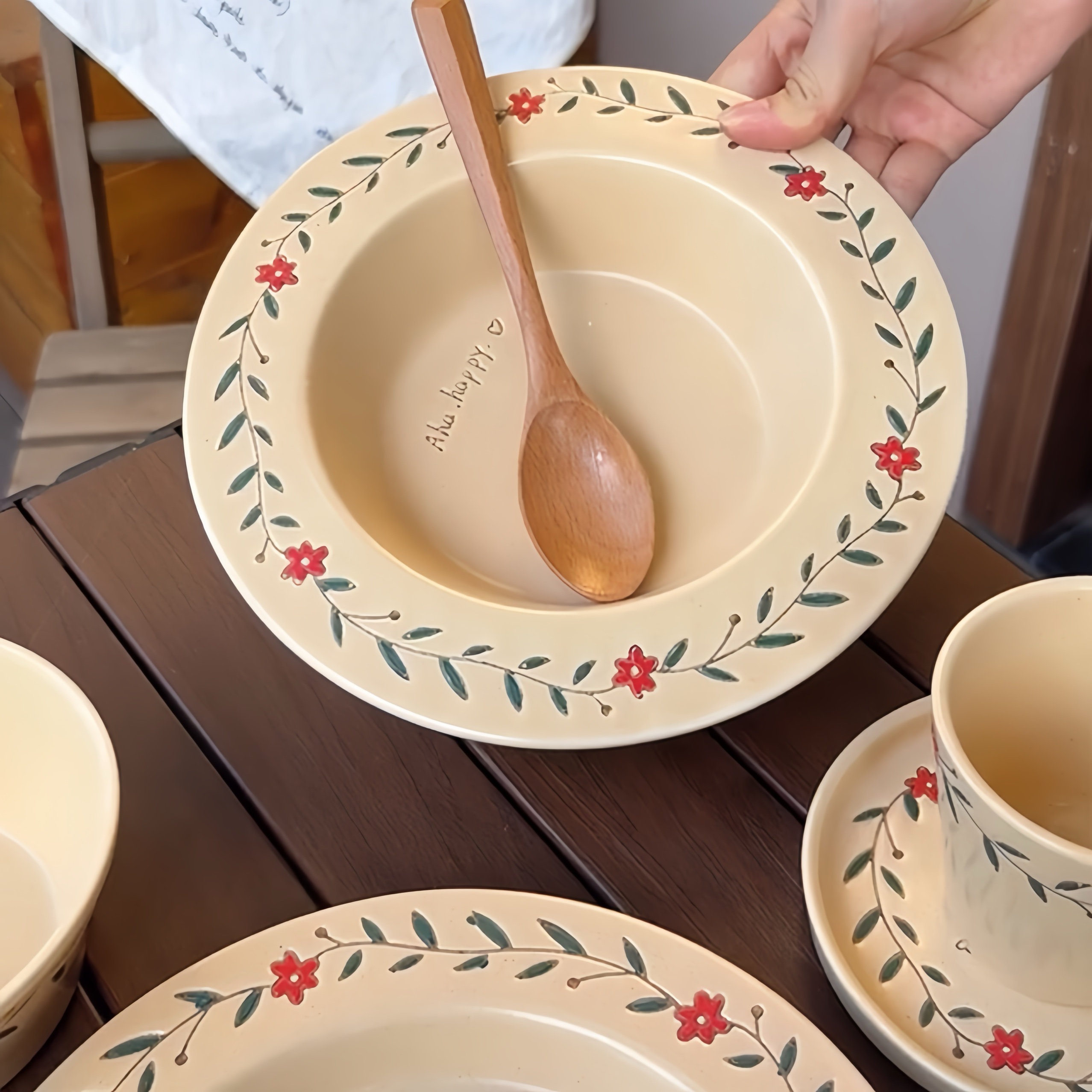 高颜值盘子欧式复古小清新