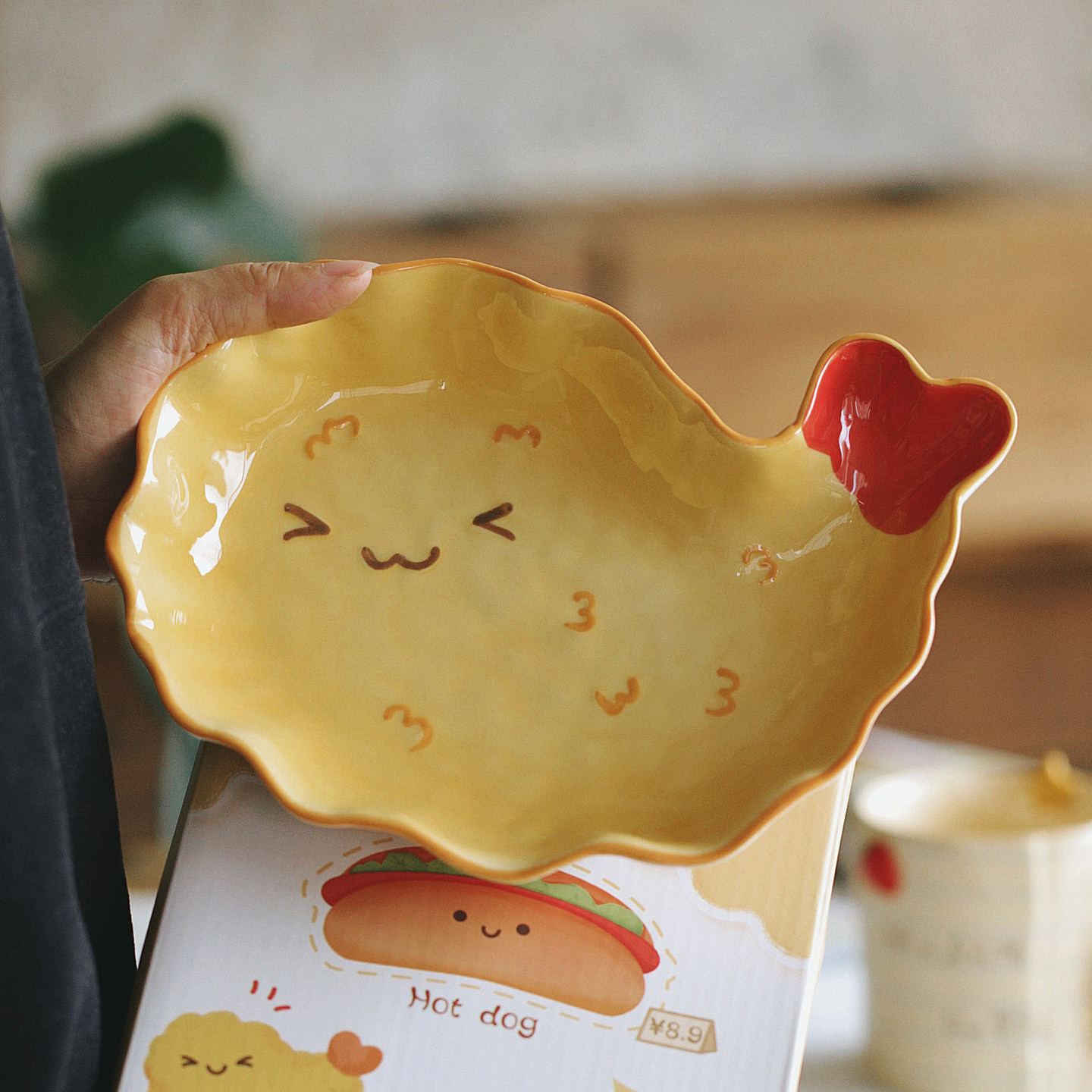 吐司盘子装零食面包甜品点心碟