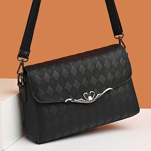 品牌正品高档女士包包2025新款真皮包时尚百搭中年妈妈单肩斜挎包