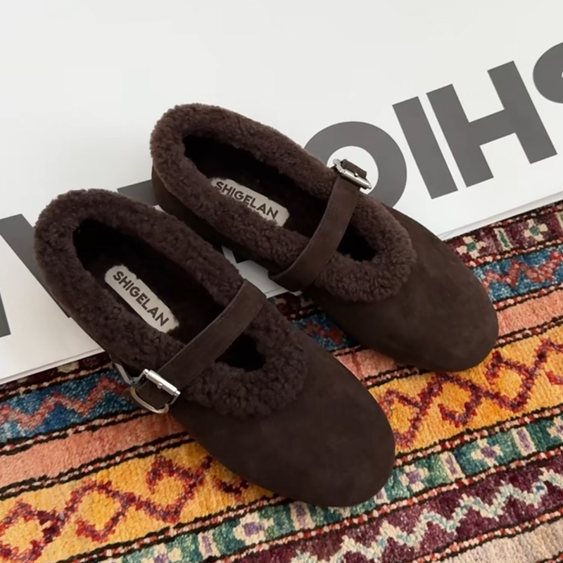 诗歌兰2025冬季新款玛丽珍鞋