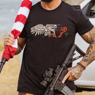 全球鹰系列 硬汉短袖T恤 夏季新品 军事风 GBRS