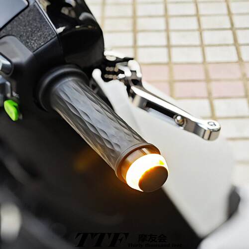 堵头转向灯车把九号好看