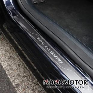 GENESIS GV70 捷尼赛思GV70 铝合金外侧门槛条保护罩 韩国进口