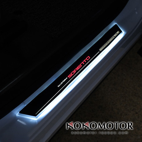 KIA SORENTO MQ4 起亚索兰托 专用LED迎宾踏板 韩国进口