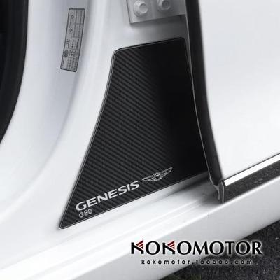 捷尼赛思G80 GENESIS G80铝合金门框底部装饰板保护罩 韩国进口