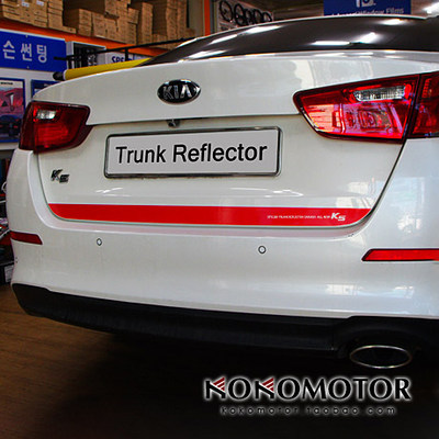 2011-2019起亚K5 KIA OPTIMA 专用后备箱反光警示贴 韩国进口