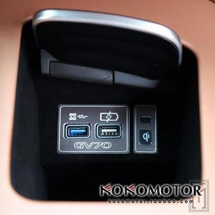 GENESIS GV70 捷尼赛思GV70 铝合金后排充电口保护罩 韩国进口