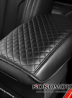 2019-现代新胜达TM SANTAFE 专用高级皮革扶手箱罩 韩国进口