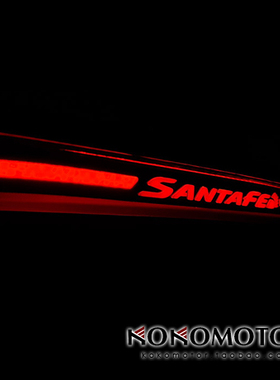 2019-现代新胜达TM SANTAFE 后备箱刹车辅助灯面光罩 韩国进口