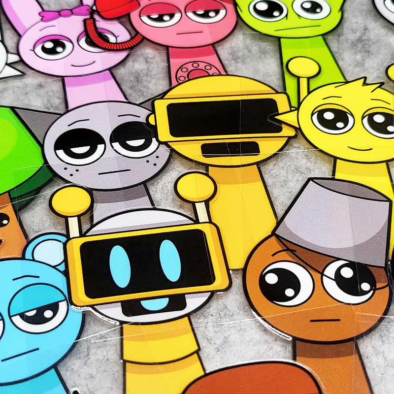 卡思贴pvc车贴可爱卡通防水贴