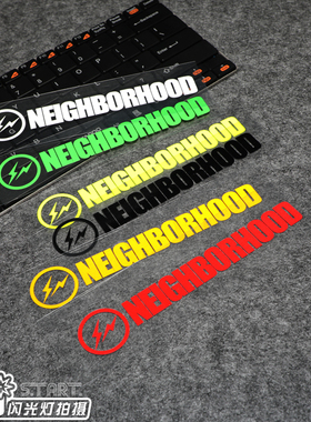 卡思贴创意防水潮贴NHD闪电贴纸 侧裙装饰反光贴 后挡玻璃贴花