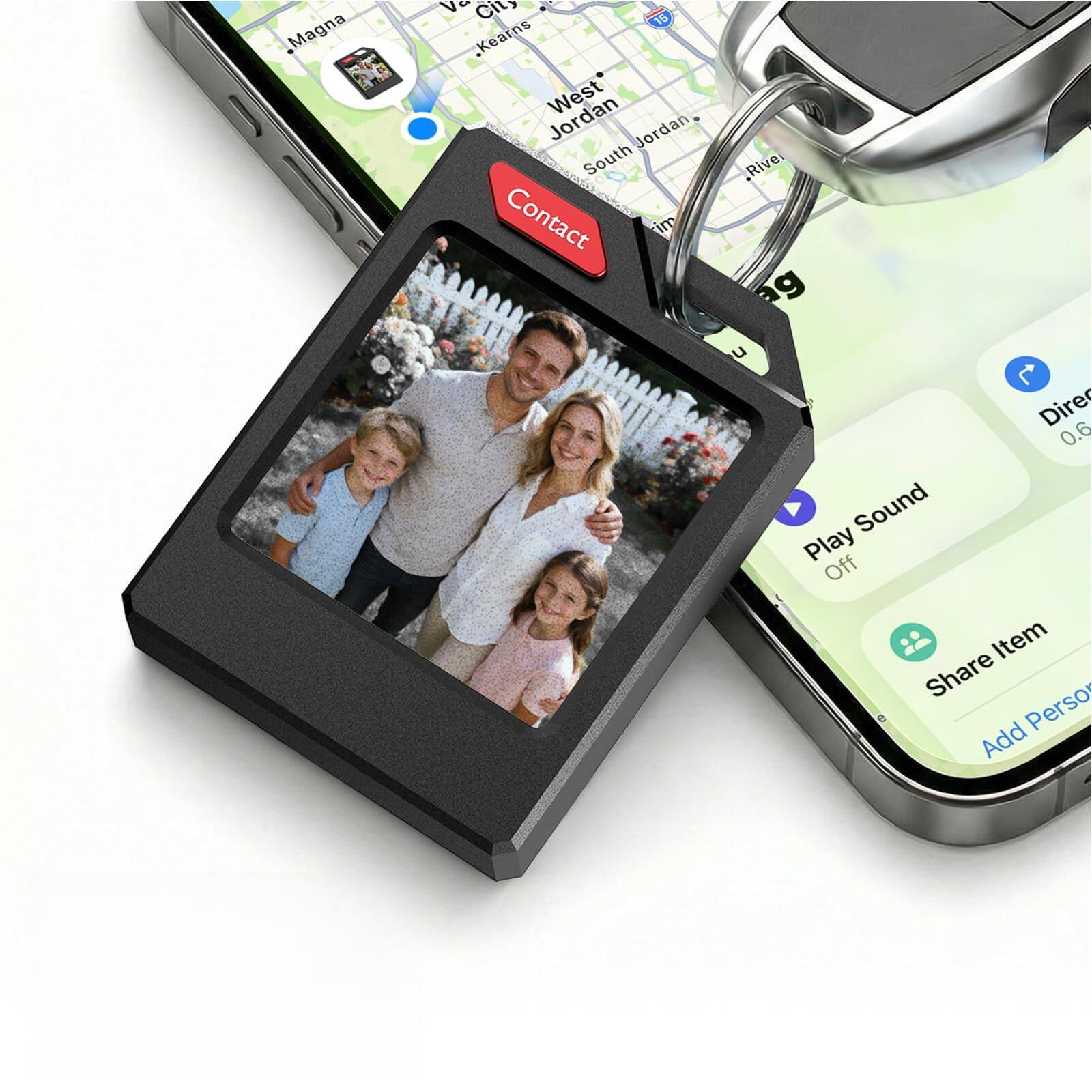 PhotoTag彩色墨水屏定位器 diy钥匙扣 适用苹果防丢器  追踪器