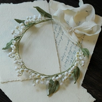 Бархатный ретро аксессуар для волос для невесты, орхидея, французский стиль