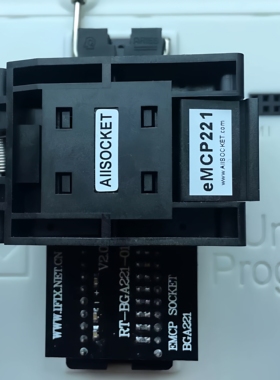 RT809HSE手机座BGA221 EMMC弹跳座EMCP221适配器座读写座手机卡座