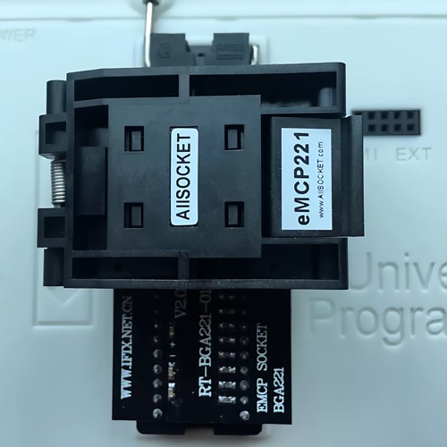 RT809HSE手机座BGA221 EMMC弹跳座EMCP221适配器座读写座手机卡座