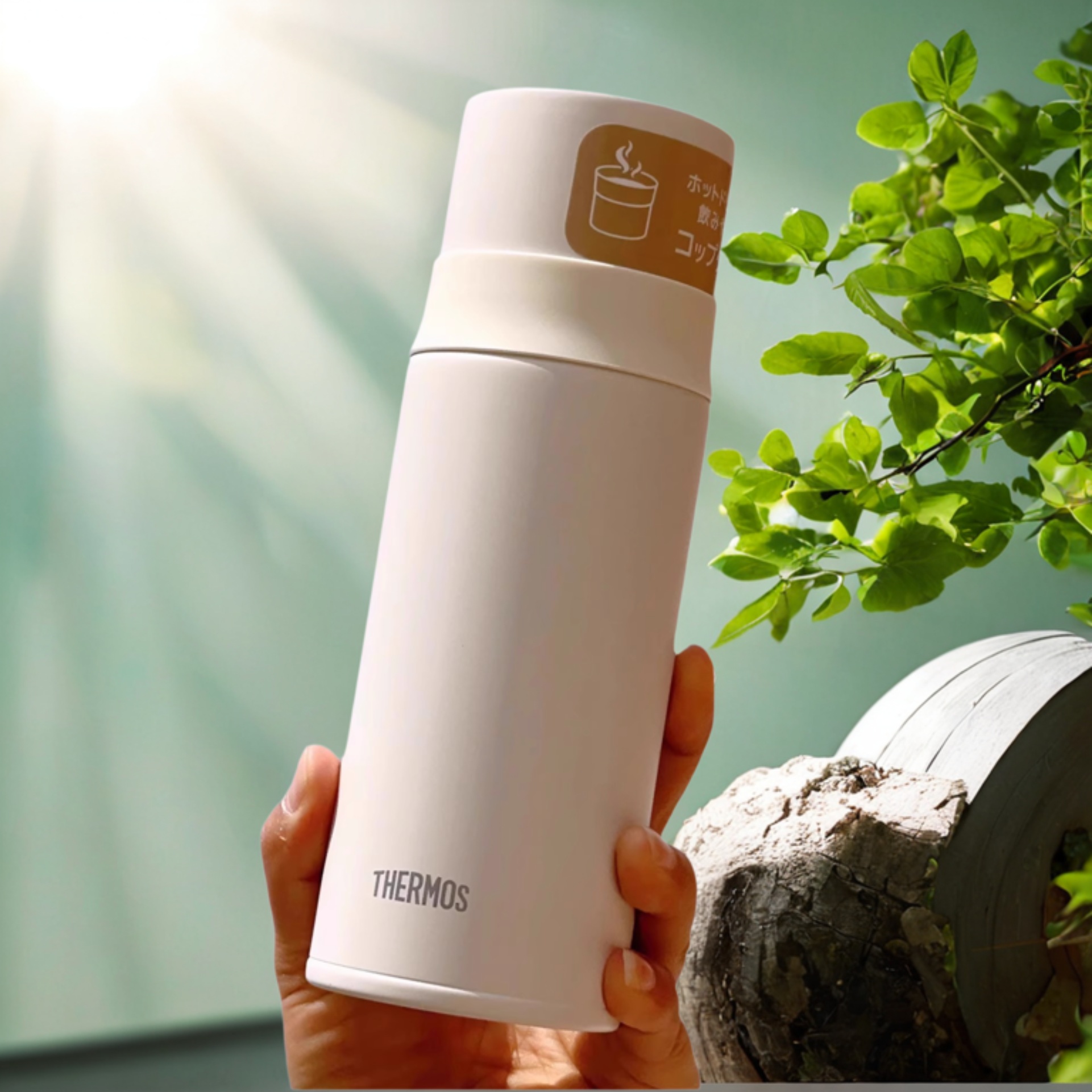 膳魔师子弹头带水杯两用保温杯