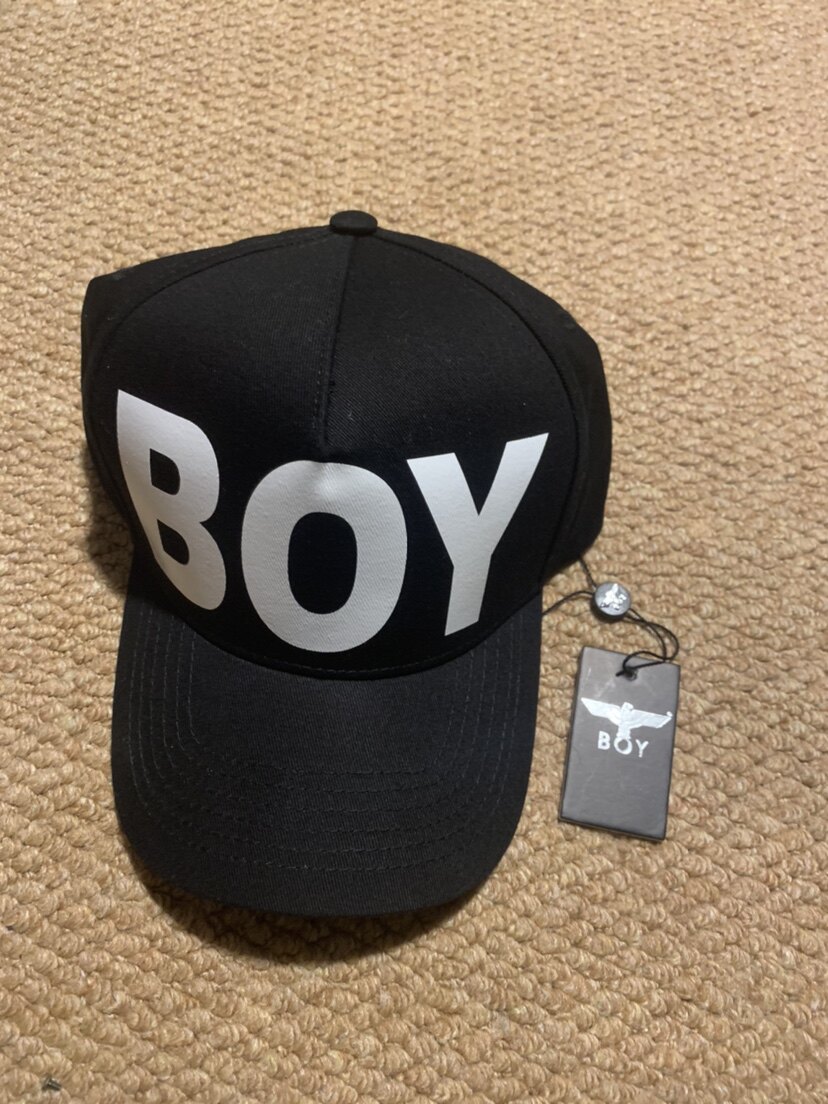 BOY男女大童经典款大logo鸭舌帽遮阳棒球帽