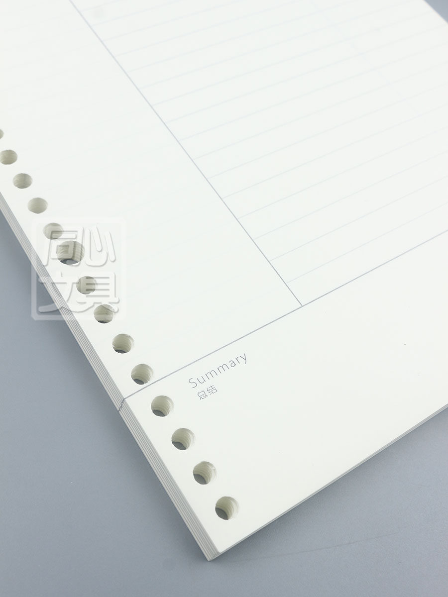 JUMEN A5A4B5 루스리프심오문제 오리지날 스퀘어 아이 영어 이너 페이퍼 스퀘어 영어 루스리프심