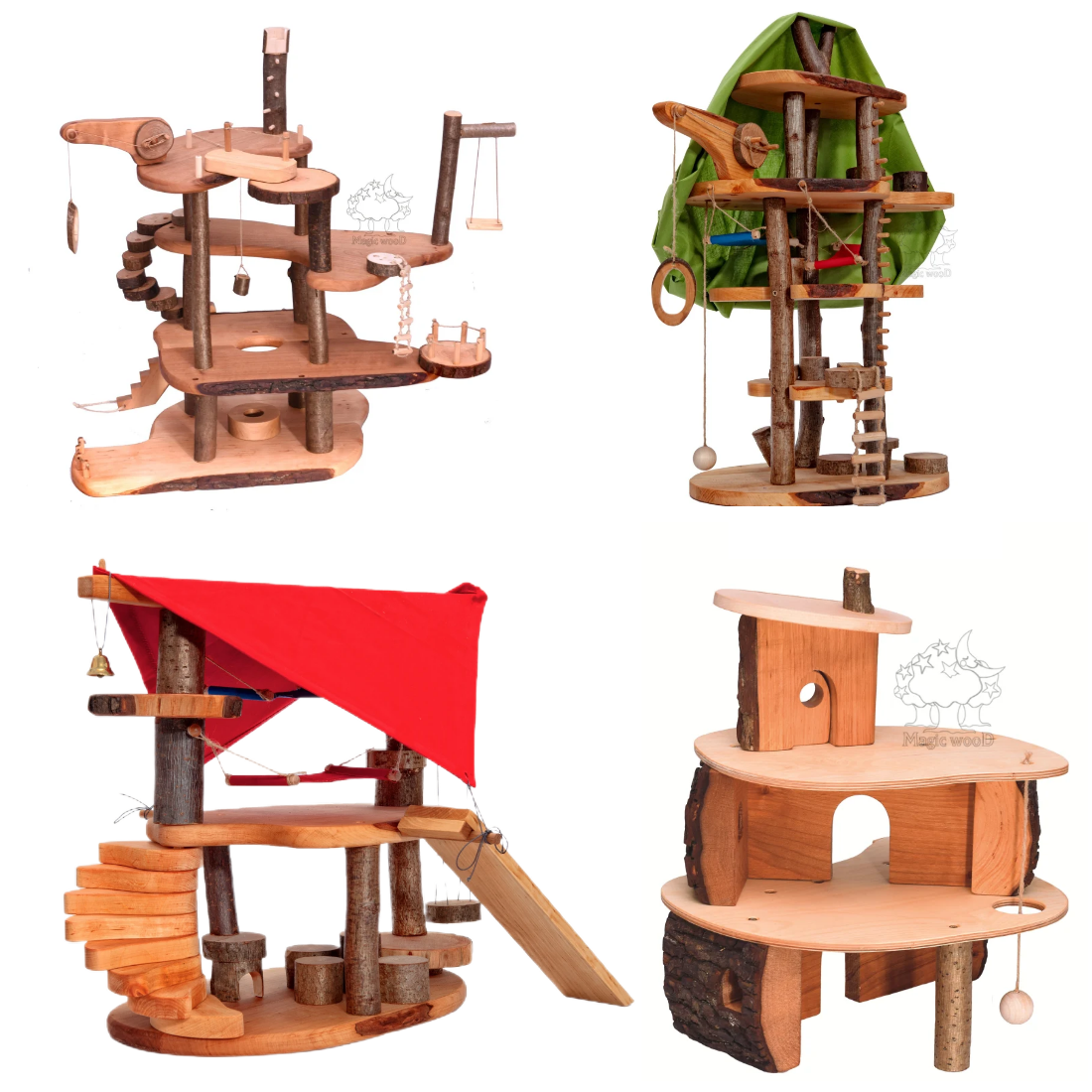 德国magic wood原生态树屋精灵探险组装小屋幼儿益智积木玩具3岁+,玩具/童车/益智/积木/模型,木质积木,淘宝优惠券,粉丝福利购,淘宝优惠卷