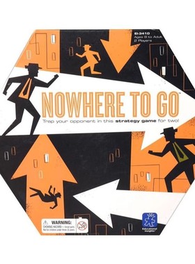 美国educational insights无处可逃双人对战儿童策略桌游玩具4+