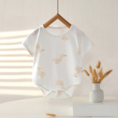 宝宝衣服连体衣短袖 薄款 婴儿包屁衣夏季 三角哈衣纯棉 清仓特价