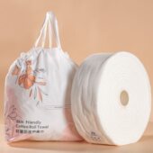 600克洗脸巾纯棉美容专用洗脸巾洁面巾棉柔巾纯棉加厚大卷面巾纸