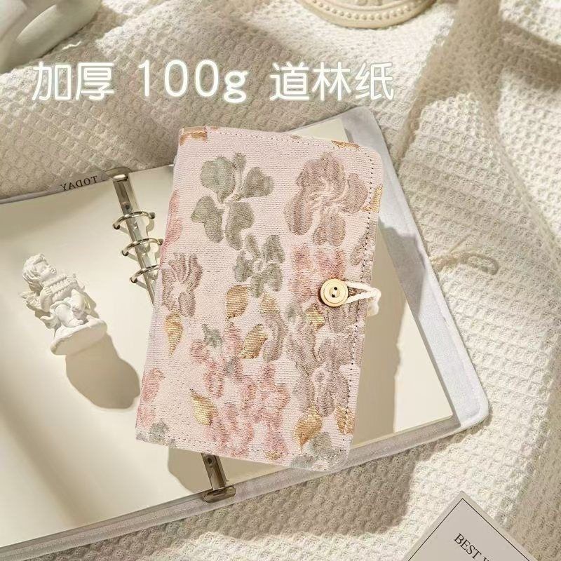 活页账本可拆卸记事本蝴蝶笔记本ins高颜值小众可爱少女日记本