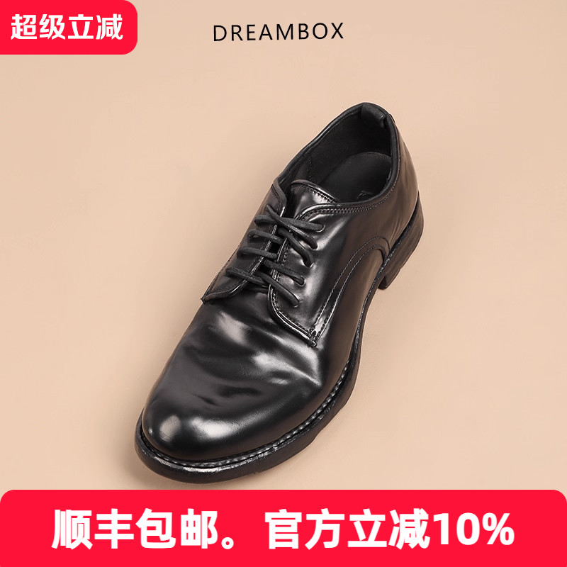 钧博高档意大利马臀皮手工皮鞋