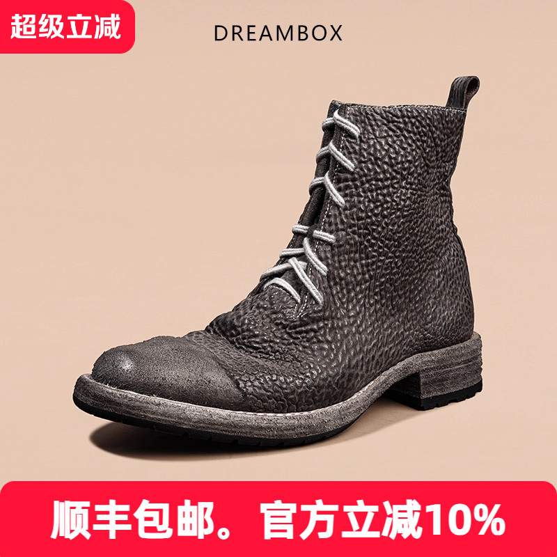 英伦马丁靴冬季男款固特异皮靴