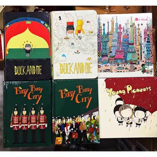 血亏清仓！ 组合优惠 每个系列耗时一年英国进口纸全彩页插画本子