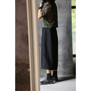 行为先松绑  思想才自由 一条超级有松弛感的羊毛混纺阔腿裤