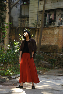 一定会爱上精纺梭织羊毛 妥妥的老钱气质 高级的咖色多用箱型衬衫