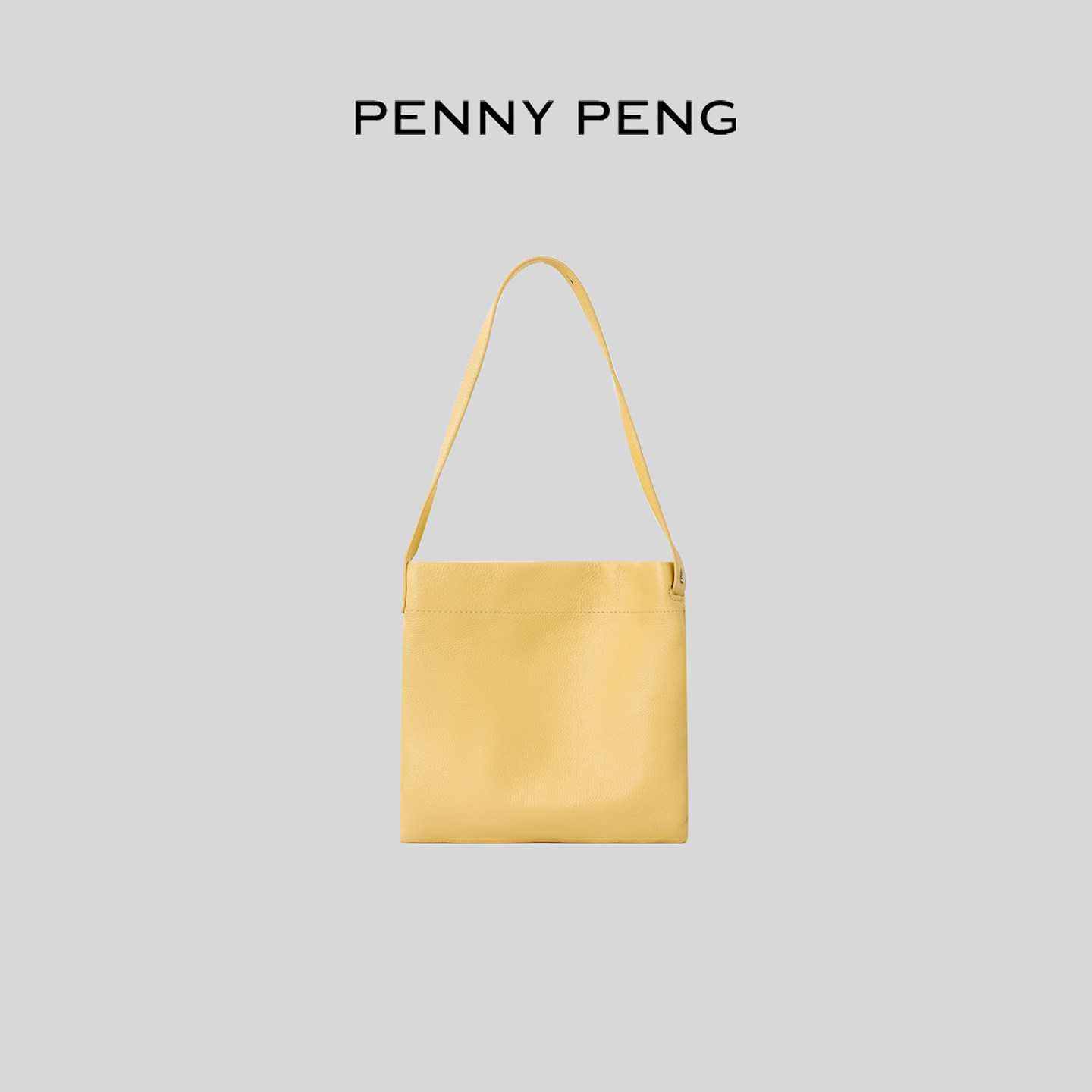 PENNYPENG 柠檬假日 轻奢时尚百搭小牛皮手提包简约休闲气质